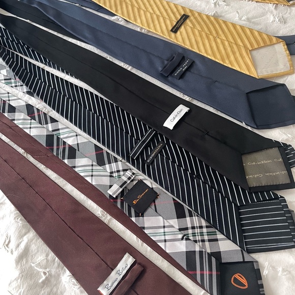 EUC Bundle of Ties. Calvin Klein, BCBG, Nicola Ferri and more. - Picture 4 of 4